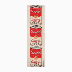 Tapis Campbell's Tomato en Laine Tissée d'après Andy Warhol de Ege Tæpper