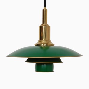 Green PH 3/2 Pendant by Poul Henningsen, 1990s