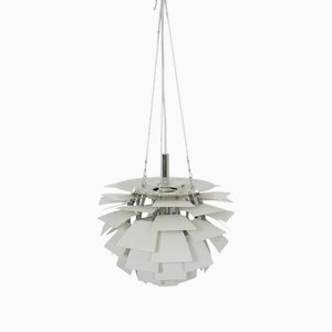 White Artichoke Lamp by Poul Henningsen, 1950s