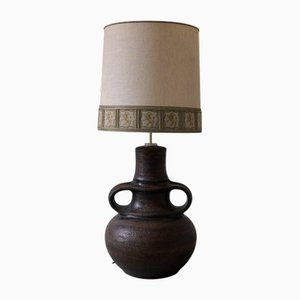Brutalist Ceramic Floor Lamp, Germany, 1960s
