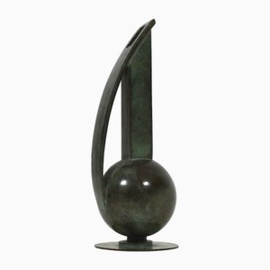Vase Art Déco en Bronze par Bowi, Suède, 1930s
