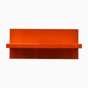 Modern Orange Shelf by Marcello Siard for Kartell, 1970s