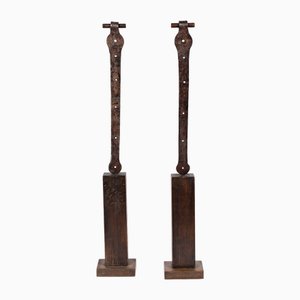 Iron Sculptures by Rolf Hans, Set of 2