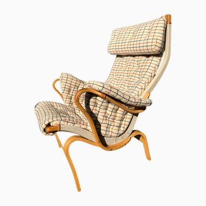 Scandinavian Lounge Chair Pernilla by Bruno Mathsson for Dux, Sweden, 1960s