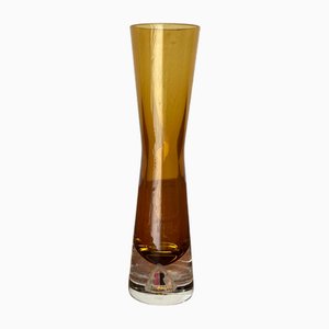 Mid-Century Modern Diabolo Glass Vase from Riihimäki Lasi, 1960s