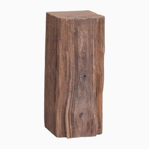 Vintage Holzständer mit Sockel aus Holz