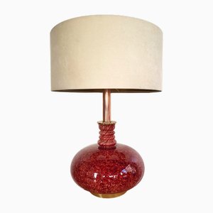 Danish Blown Glass Lamp, 1970s