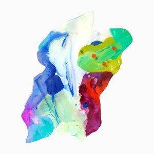 Splatter Abstract Platter #1 Large by Mister Piro