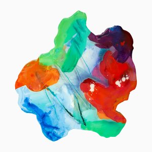 Splatter Abstract Platter #10 Large by Mister Piro