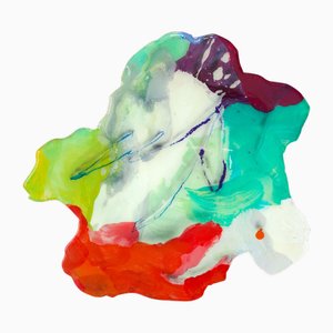 Splatter Abstract Platter #2 Large by Mister Piro