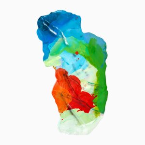 Splatter Abstract Platter #4 Large by Mister Piro