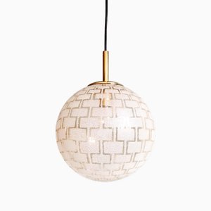 Space Age Glass Pendant Light, 1970s