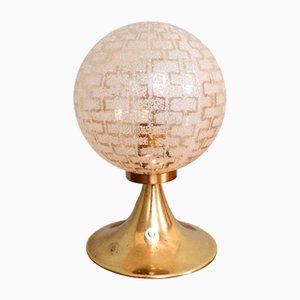 Space Age Tischlampe aus Messing, 1970er