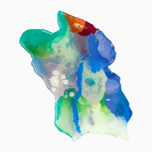 Splatter Abstract Platter #7 Small by Mister Piro