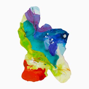 Splatter Abstract Platter #7 Large by Mister Piro