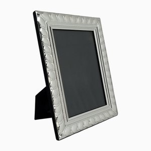 Silver-Plated and Glass Photo Frame, Italy, 1970s