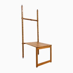 Les Arcs Folding Table or Desk in Pine, 1950s