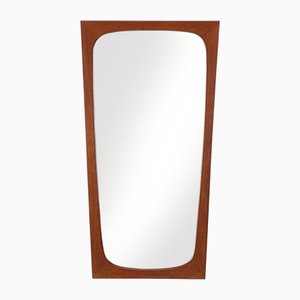 Minimalistischer Dänischer Mid-Century Spiegel aus Teak, 1960er