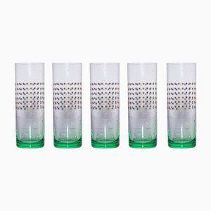 Verres à Martini en Cristal de Murano par Carlo Moretti, Set de 6