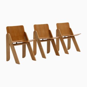 Peota Chairs by Gigi Sabadin for Stilwood, Italy, 1970s, Set of 3