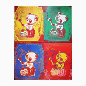 Andy Warhol, Four Pandas, Color Print
