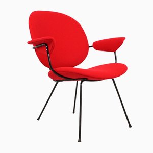 Red Easy Chair by W.H. Gispen for Kembo, 1950s
