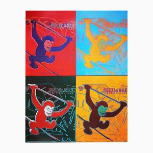 Andy Warhol, Quattro scimmie, Stampa
