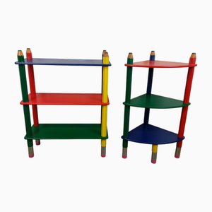Kinderregale von Pierre Salla, 1980er, 2er Set