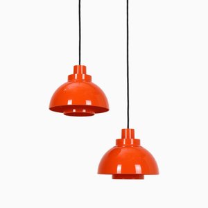Minisol Hängelampen von K. Keiwo für Nordisk Solar, 1960er, 2er Set