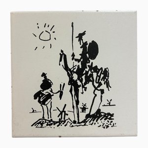 Picasso Ceramic Trivet by Zirconio Villareal Castellon