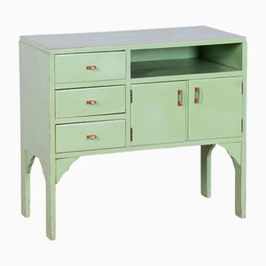 Kleiner Art Deco Schrank aus Fichte & Lackiert, Tschechisch, 1920er