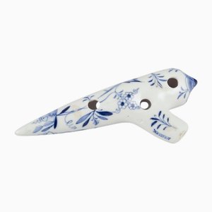 Flauto Ocarina in porcellana, città di Meissen, Germania, anni '30