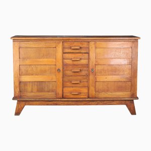 Credenza in quercia di René Gabriel, Francia, anni '40