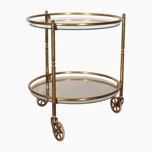 Dutch Glass Lamp Table, 1920s