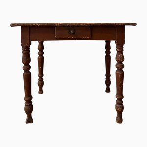 Early 20th Century Rustic French Kitchen Table