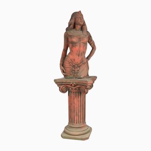 Garden Cleopatra Statue in Terracotta