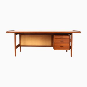Mid-Century Modern Teak Desk by Arne Vodder for Sibast, 1960s