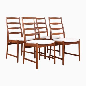 Mid-Century Danish Teak Dining Chairs by Torbjörn Afdal for Vamo, 1960s, Set of 4