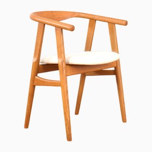 Moderner Mid-Century Esszimmerstuhl aus Eiche von Hans Wegner für Getama, 1970er