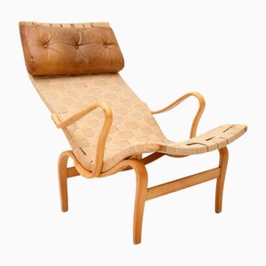 Vintage Swedish Pernilla Armchair attributed to Bruno Mathsson for Dux , 1960s