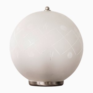 Vintage Art Deco Tischlampe aus Muranoglas, Italien, 1980er