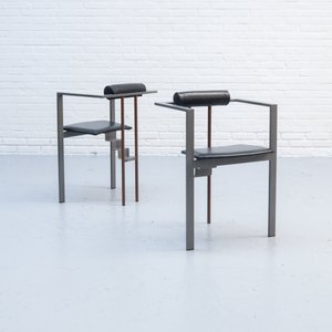 Trix Esszimmerstühle von Karl Friedrich Förster für KFF Design, 1980er, 2er Set