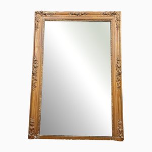 Empire Mirror in Wood and Gilded Stucco, 1820s