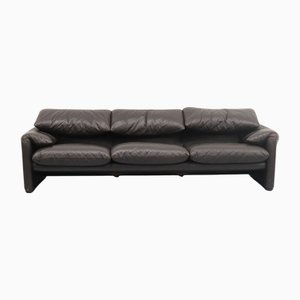 Maralunga Drei-Sitzer Sofa von Vico Magistretti für Cassina