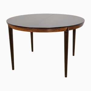 Runder Mid-Century Palisander Esstisch Modell 71 von Severin Hansen für Haslev Møbelsnedkeri, 1960er