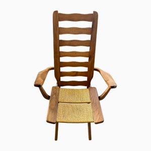 Klappsessel aus Holz in Braun