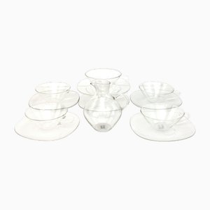 Tea Service by Heinrich Töpferhardt for Jenaer Glas, 1955, Set of 13