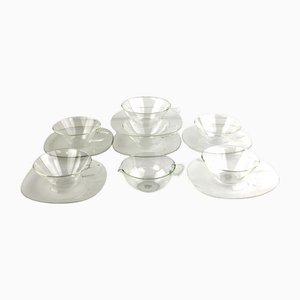 Servizi da tè di Heinrich Töpferhardt per Jenaer Glas, 1955, set di 13