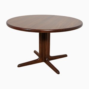 Runder ausziehbarer Mid-Century Esstisch aus Palisander, Dänemark, 1960er