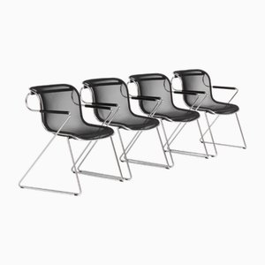 Penelope Chairs by Charles Pollock for Castelli / Anonima Castelli, Set of 4